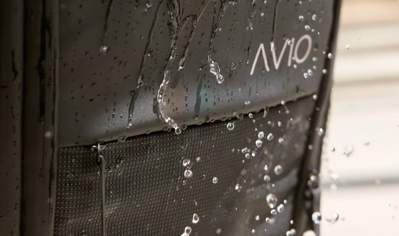 avio apex travel backpack water resistance