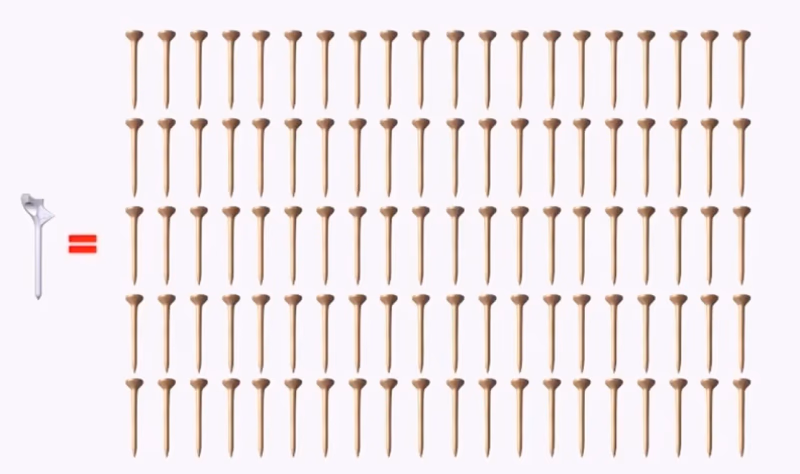 flightpath golf tees and a single tee