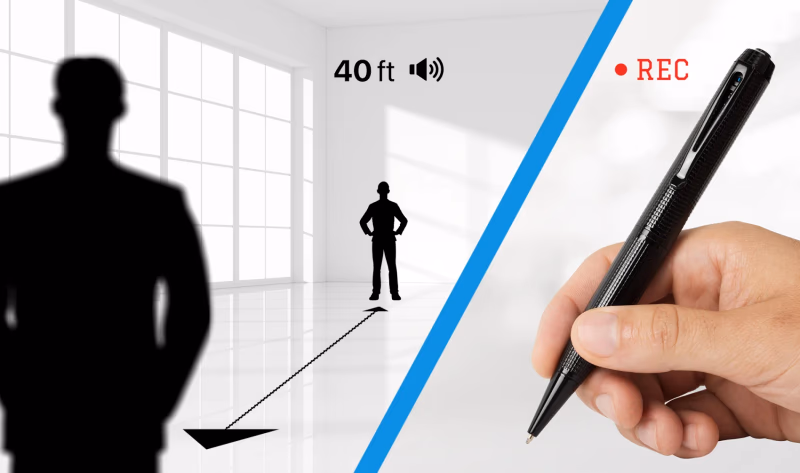 ispypen pro x recording audio from 40 feet