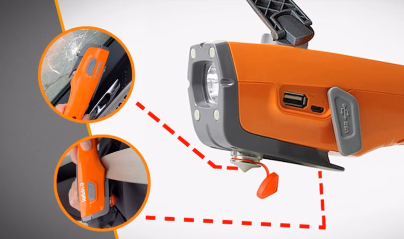 kelvin 8 tool breaking car window and seatbelt