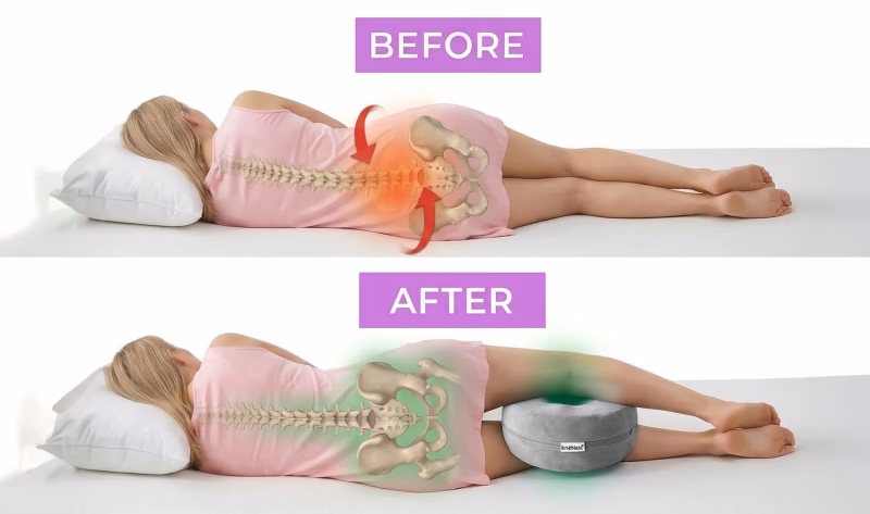 knenest pillow spine alignment comparison