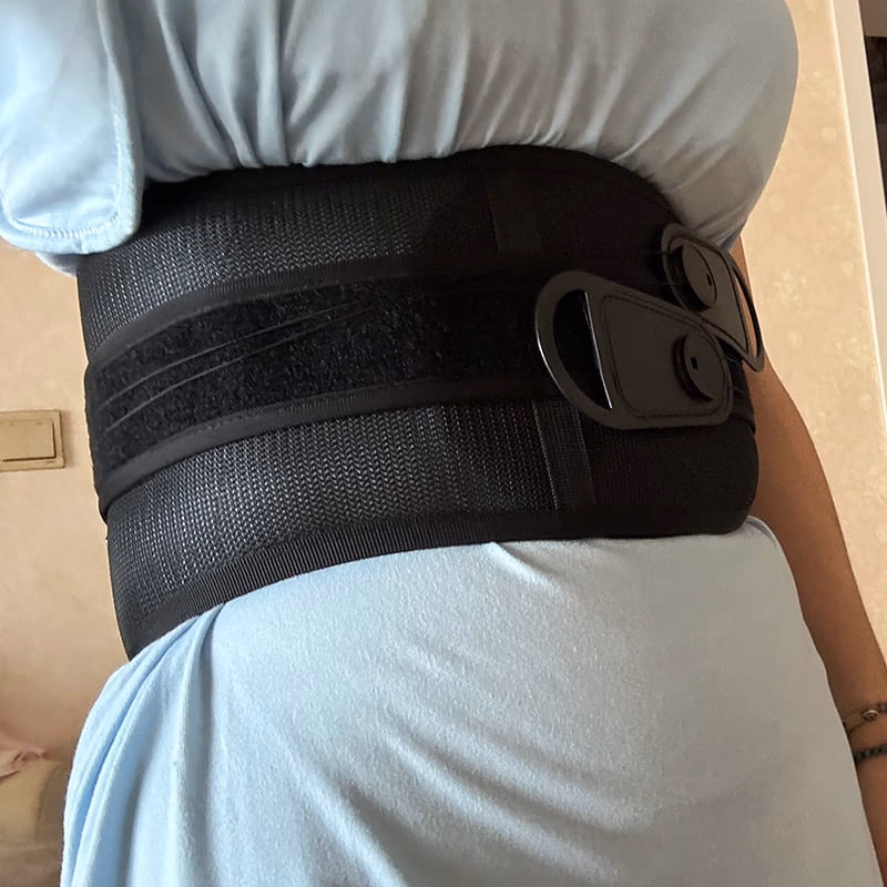 lumbarrelief pro worn by a person