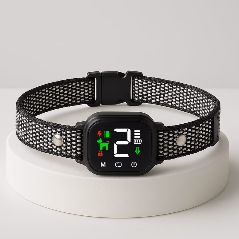 noobark anti bark collar on display