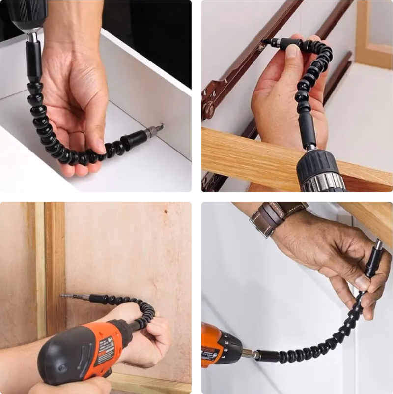 superbit flexible shaft in use for various tight spots