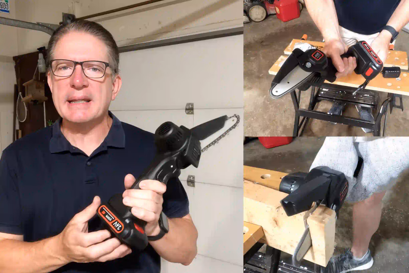 supersaw with 24v battery attached