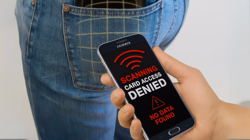wallet defender card blocking scanner